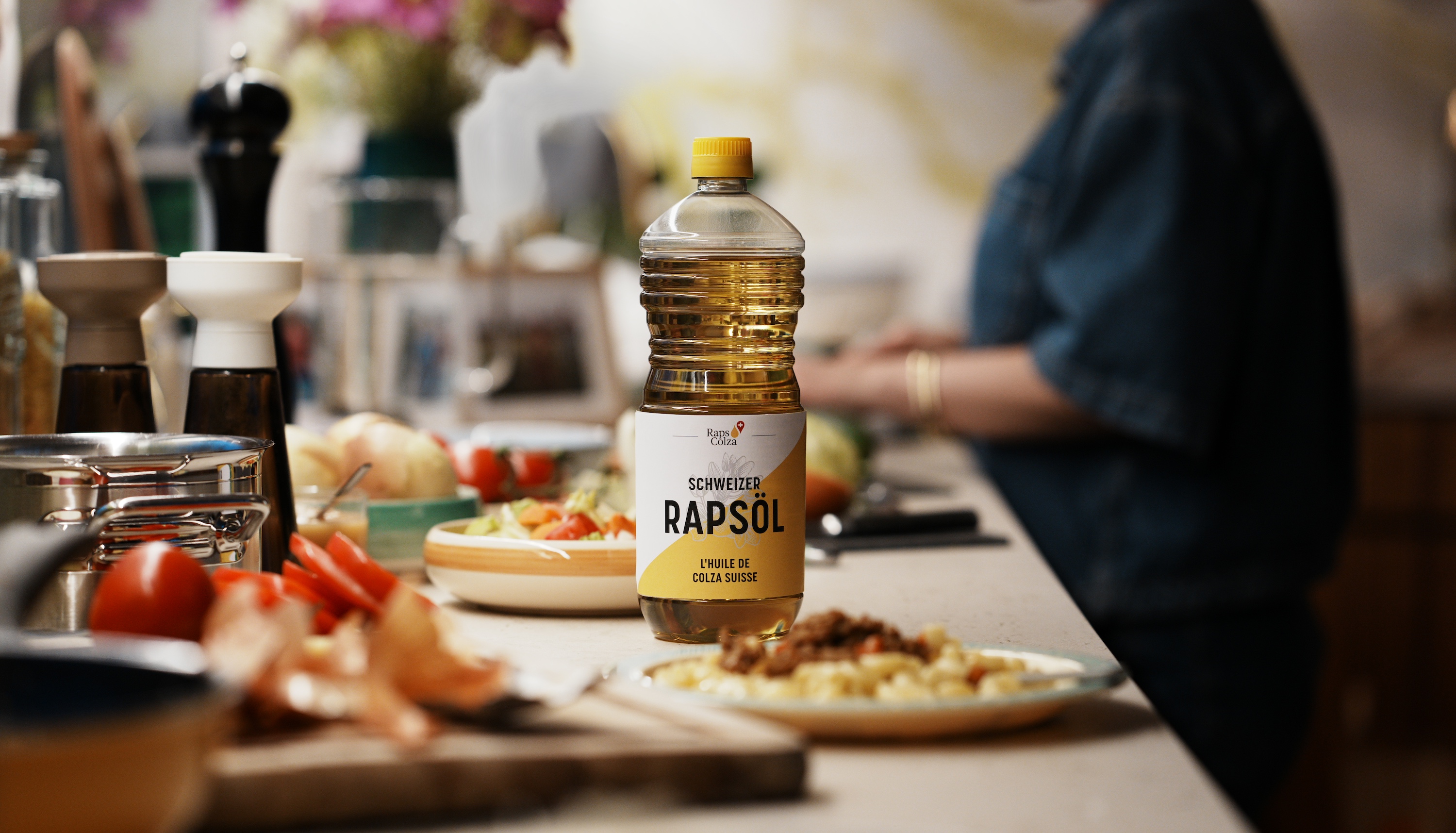 Schweizer Rapsöl.
Gehört in jede Küche.