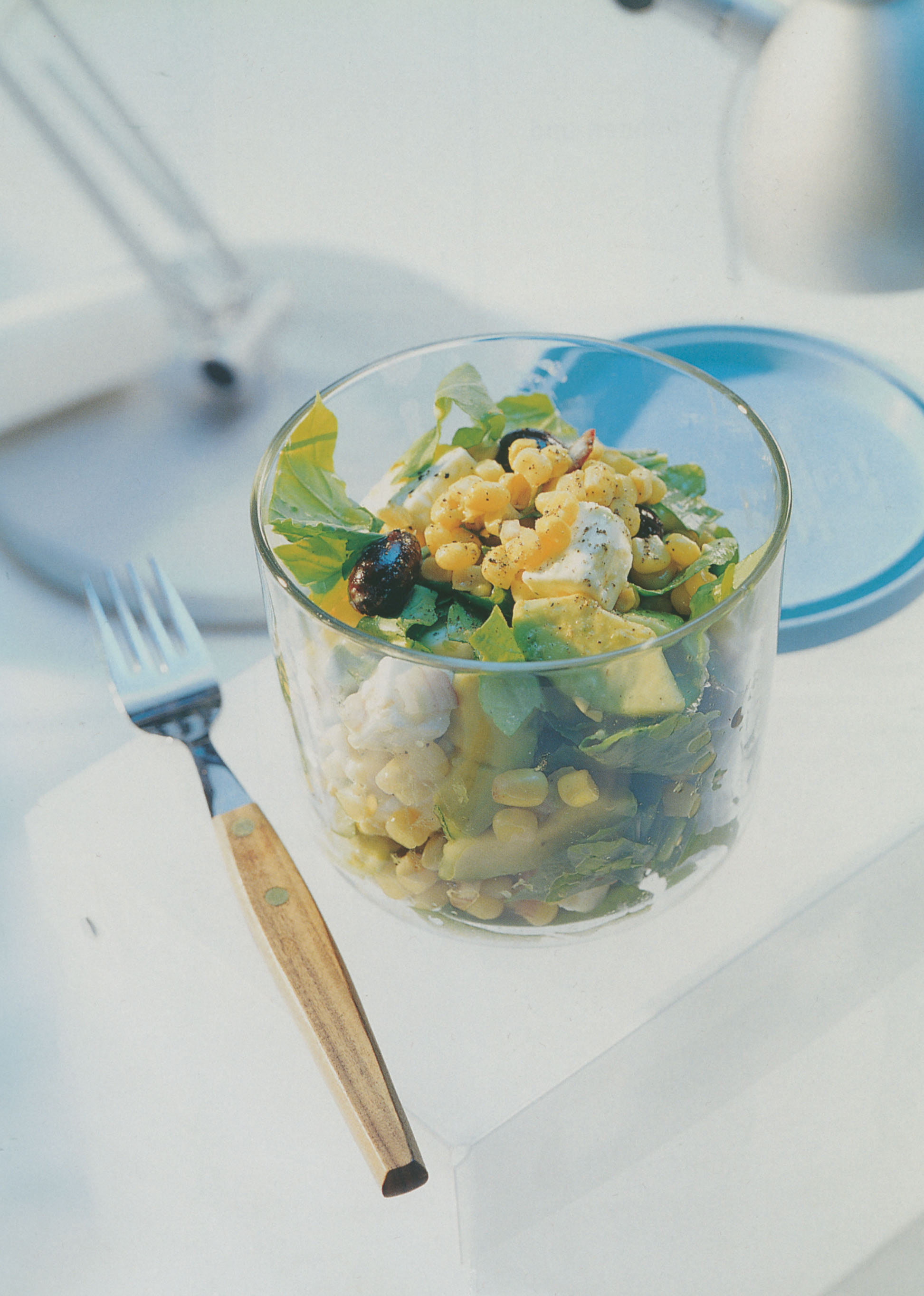 Mais-Avocado-Salat mit Rucola