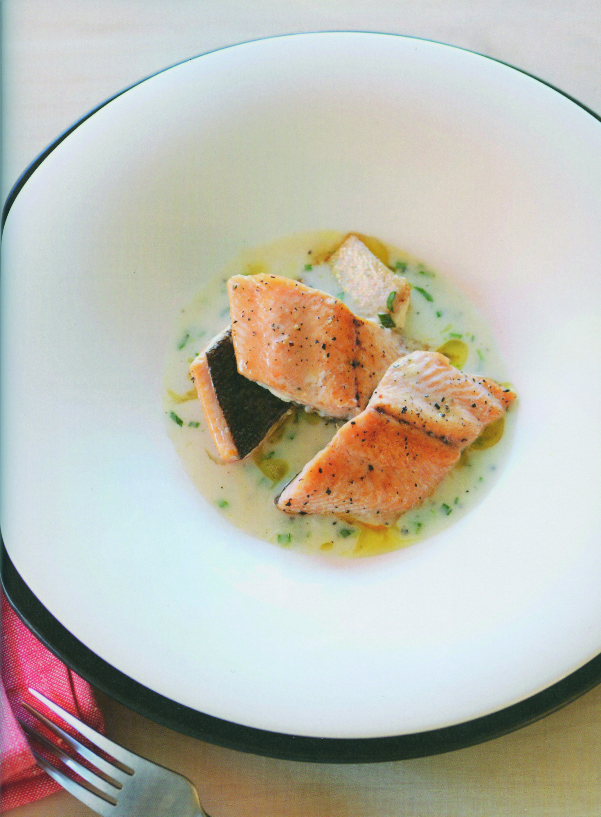 Forellenfilets mit Estragonsauce