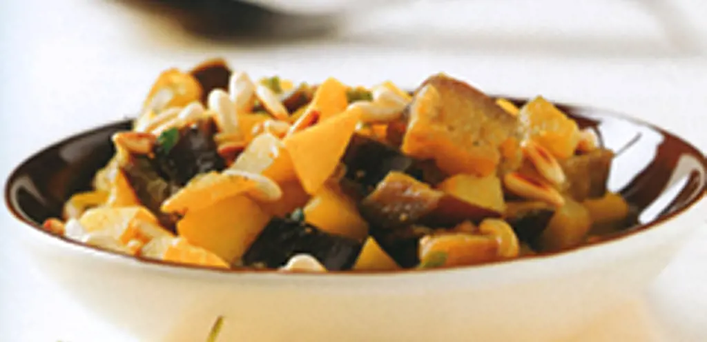 Indisches Auberginen-Kartoffel-Ragout